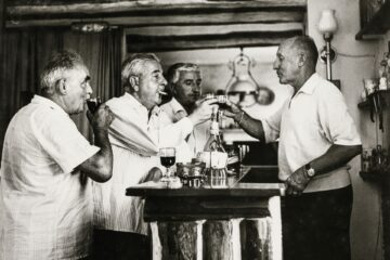 Jacques et Pierre Prévert à Saint-Paul-de-Vence