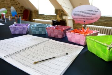 Jeu du Cadavre exquis permettant d'inviter des phrases